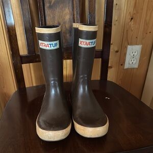 Kids Brown Rain Boots
